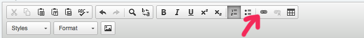 Editor toolbar